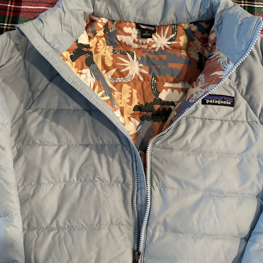 Patagonia Light Blue Kids Jacket - Picture 3 of 4